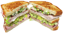 Tropic Hut's Delicious Club Sandwich